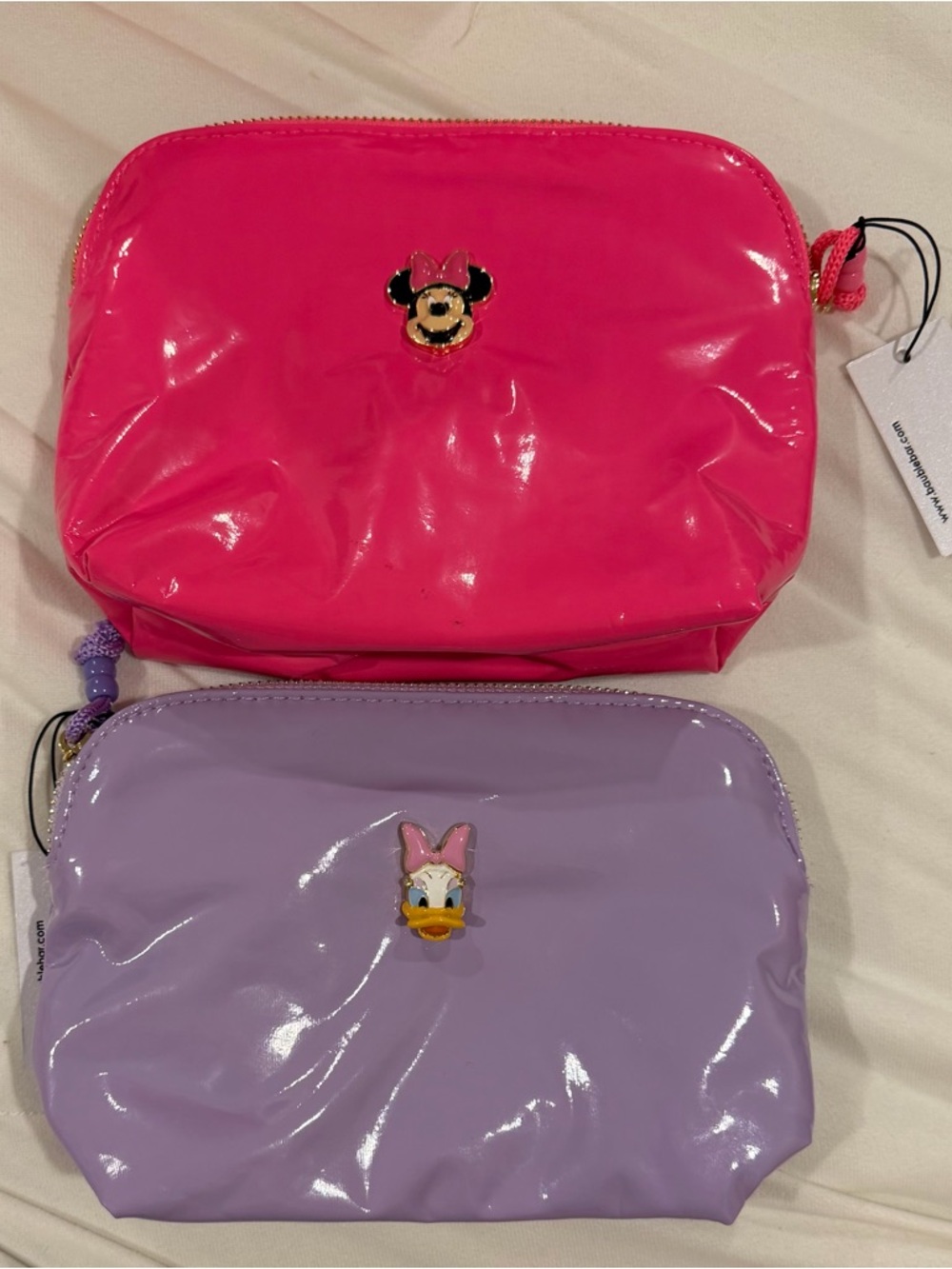 BaubleBar - Minnie & Daisy Jewelry Pouch Set - Pink and Lavender